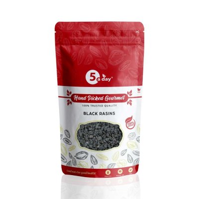 Sun Dried & Seedless Black Raisins, 250 GMS