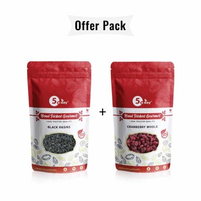 Cranberry, 250 GMS + Black Raisin, 250 GMS Recipes