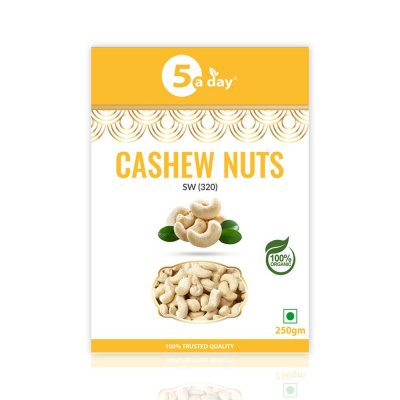 Cashew Nuts (Kaju), Grade 320, 250 GMS