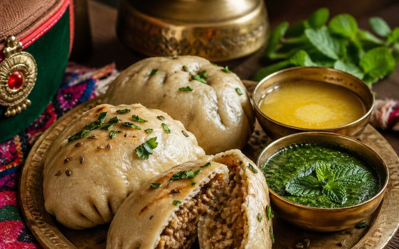 Traditional Himachali Siddu recipe (kashmiri walnut)